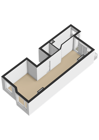 Floorplan - Geertsemastraat 9B01, 3038 XA Rotterdam